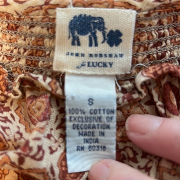 Bohemian Top from John Robshaw for Lucky Size Small​​​ - Picture 8 of 9